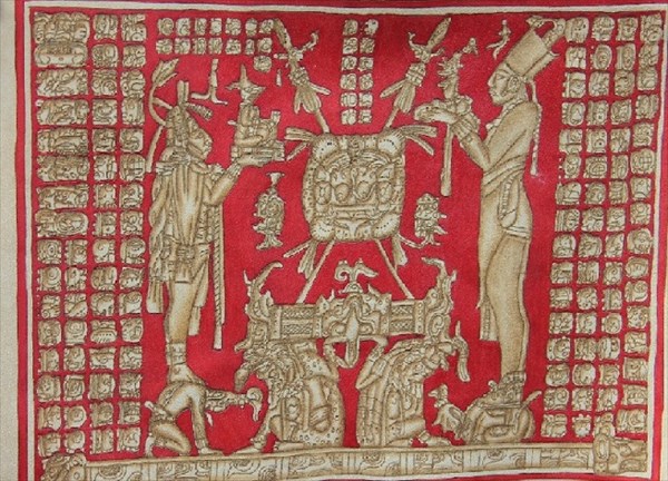 067-Коврик, фреска из храма Солнца